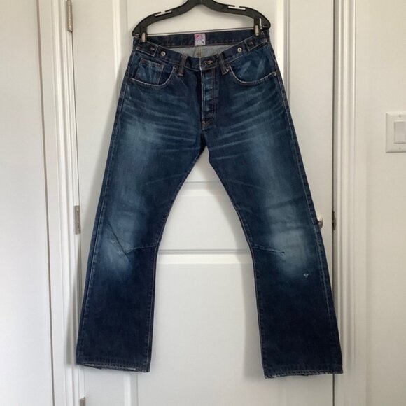 Men's Rare PRPS Made in Japan Purple Tag Denim Jeans, Size 33 - Picture 2 of 16
